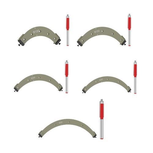 Router corner radius - radius, template