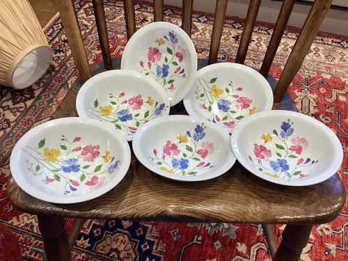 Set six vintage melamine - vintage,