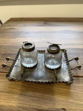 Antique victorian inkwell - victorian,
