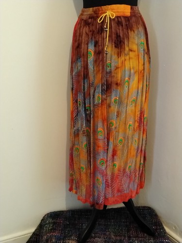 Long rainbow coloured - , peacock