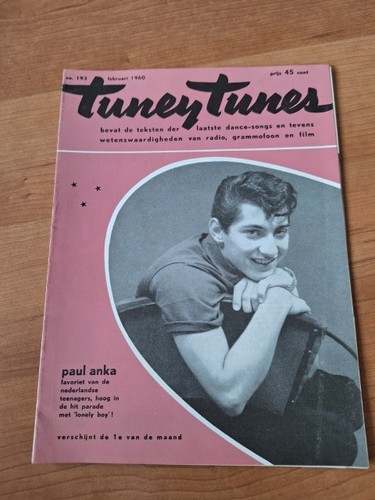 Magazine paul anka cover elvis - paul,