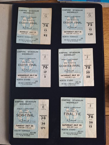 1966 world cup finals tickets - cup,
