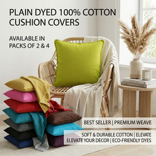 Plain Dyed Cushion Covers Soft