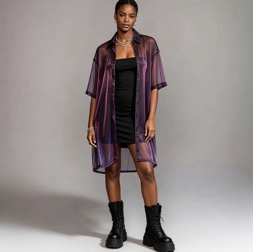 Ladies shirt dress - ladies,