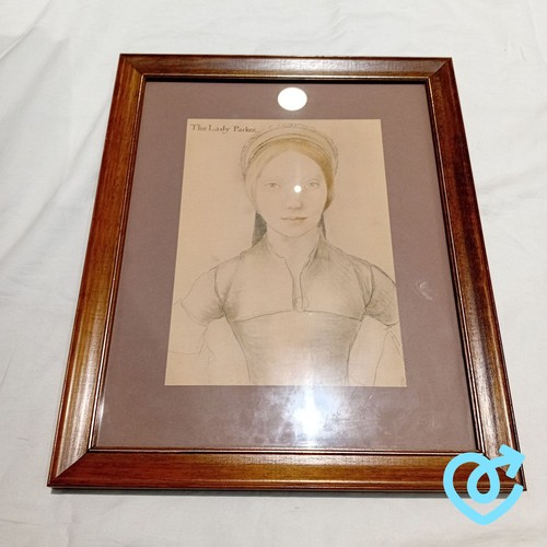Framed print the lady parker - print,