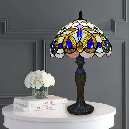 Tiffany style table - tiffany,
