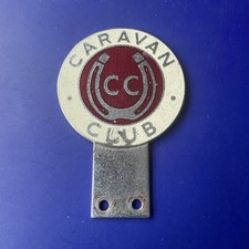 CARAVAN CLUB ENAMEL VINTAGE
