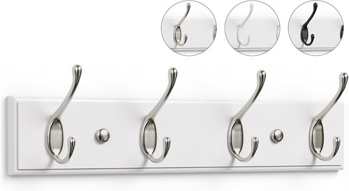 Larhn white coat hooks wall - coat,