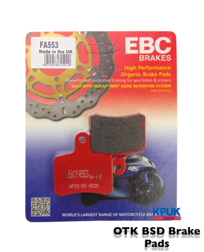 Kart otk ebc brake pads - ebc,