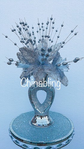 Silver crush mosaic beautiful - silver,