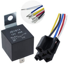 12V Car Automotive On/Off Fused Relay 30A 4-Pin With Holder Socket Set Tool