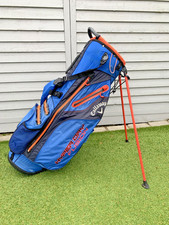 CALLAWAY HYPER DRY FUSION GOLF CARRY STAND BAG  DUEL STRAPS, RAIN COVER.