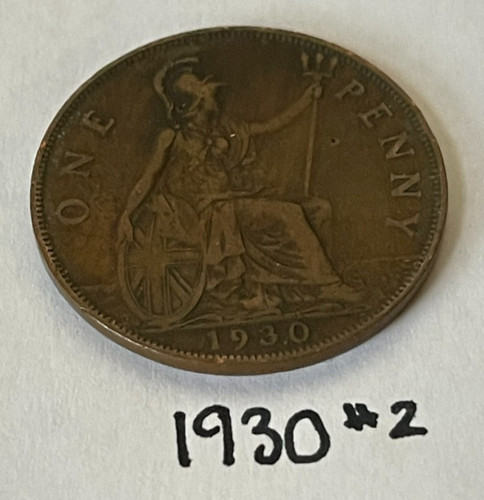1930 king george - 1930, penny