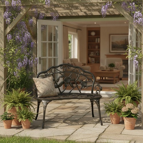 Garden bench seater - garden, 2
