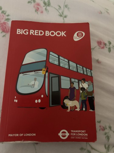 Bus driver tfl big - red, book