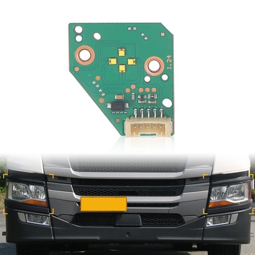 Left white drl - left, board