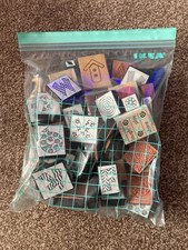 Assorted Foam And Wooden Rubber Stamps (55 Including Alphabet)