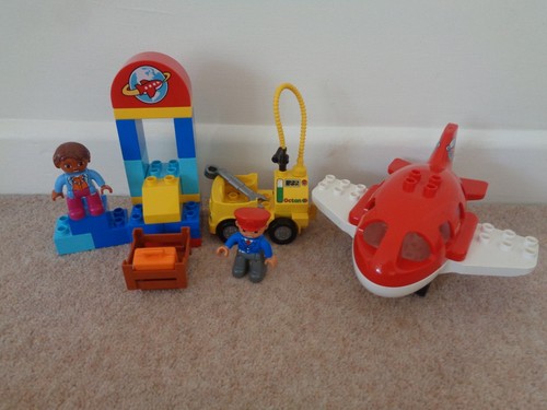Duplo airport with figures - with, and