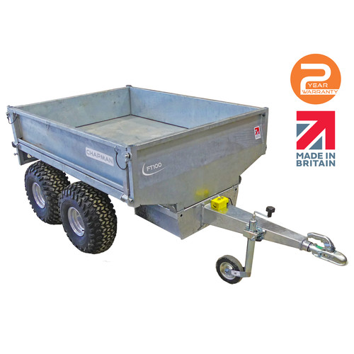 Ft100 atv flat trailer - atv, 1t