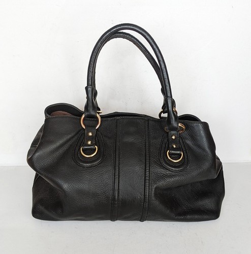 Episode black leather handbag - episode,