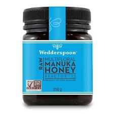 Wedderspoon Multifloral RAW Manuka Honey KFactor 12+ New Zealand Daily Pack 250g