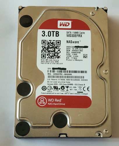 Red wd30efrx 3tb sata iii - sata,