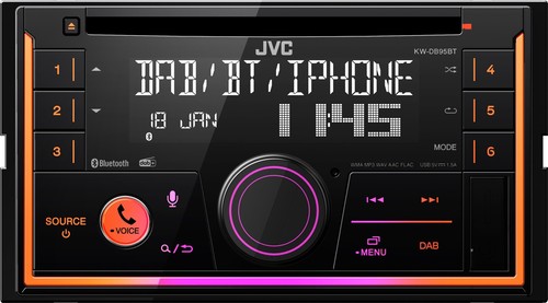 Jvc db95bt double din dab - jvc, kw-db95bt