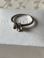 Genuine PANDORA Pink Cherry Blossom Flower Ring  S925 ALE Size 52