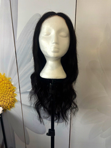 Long black wavy - long,