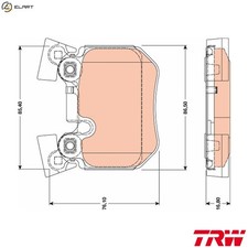 BRAKE PAD SET DISC BRAKE