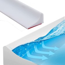 TPE Shower Threshold Water Barrier Bathroom Bath Edging Seal Trim Strip HOT