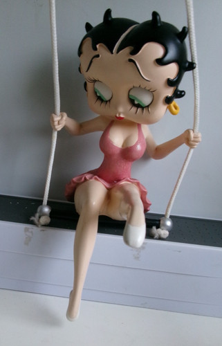 Large betty boop - betty, resin