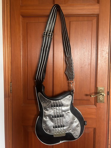 Guitar crossbody bag - bag, vintage