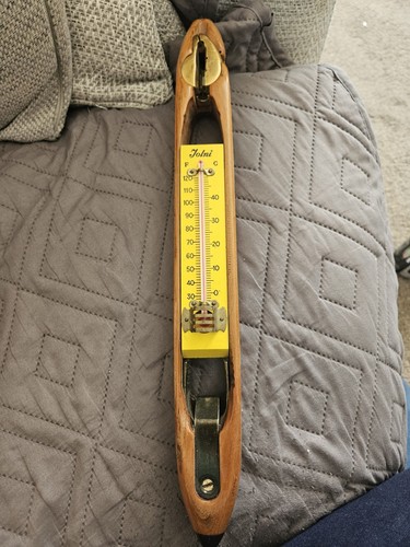 Vintage thermometer weaving - vintage,