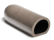 BLACKOUT D- shape ceramic breeding hiding fish cave spawning for Pleco Catfish 