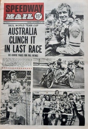 Speedway mail newspaper - speedway,