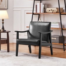 Mid-Century Faux Leather