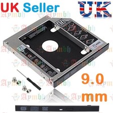 SATA 2nd HDD SSD Hard Drive Caddy Case for 9.0 mm Universal Laptop CD / DVD-ROM