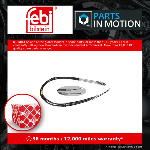 Handbrake cable fits vauxhall - handbrake,