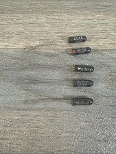 VINTAGE 5 X MULLARD OC44 BLACK