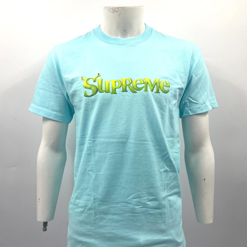 Supreme tee light blue - —,