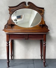 Antique Mirror Overmantel