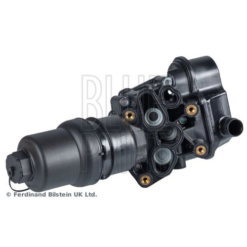 Blue print oil filter - print,