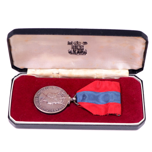 Silver imperial service medal - silver,