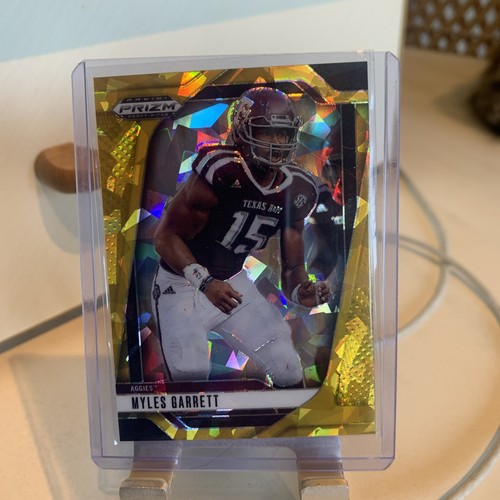 Myles garrett prizm draft - -,