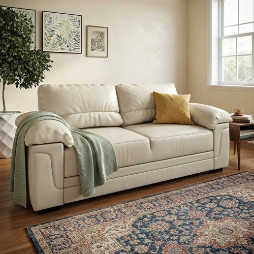Stylish seater faux leather - 3,