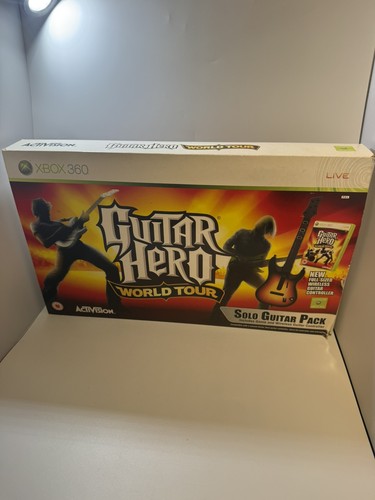 Xbox 360 boxed guitar hero - guitar,