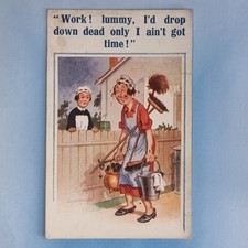Comic Postcard C1930 Maid
