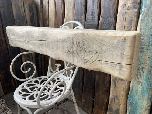 Reclaimed solid wood fireplace - solid,