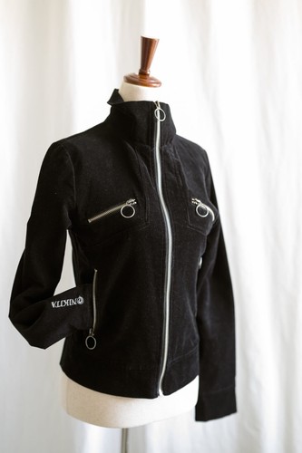 Nikita black corduroy moto - black,